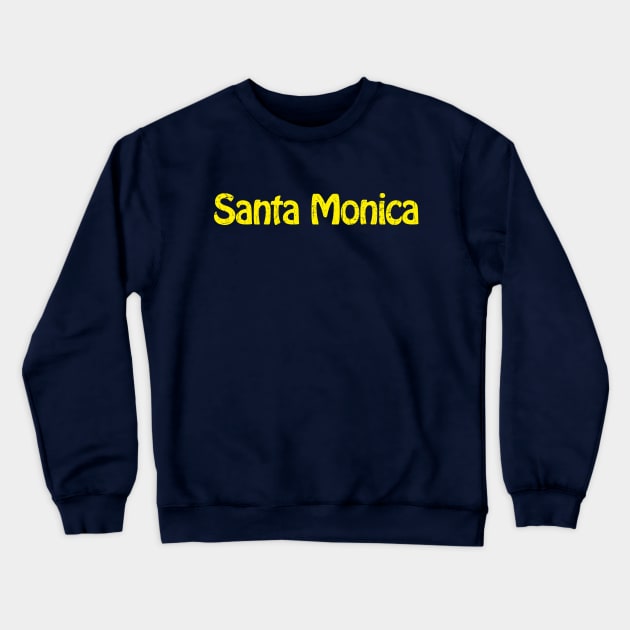 Santa Monica Crewneck Sweatshirt by TheAllGoodCompany